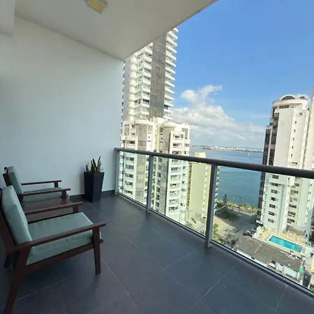 Luxury In Bocagrande Vista Espectacular Apartamento *